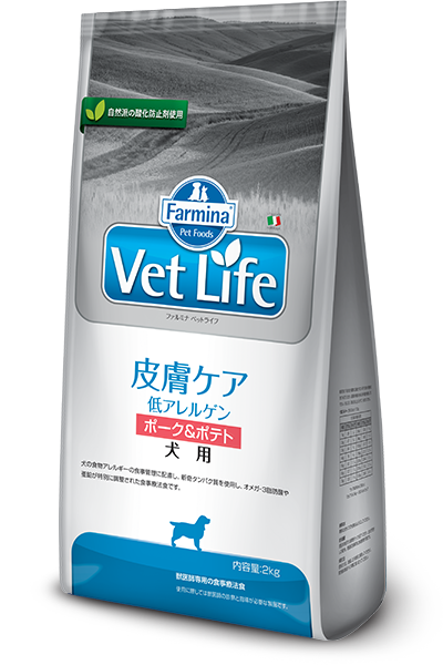 ファルミナ】〈犬用〉皮膚ケア 低アレルゲン(ポーク&サツマイモ) ファルミナ】〈犬用〉皮膚ケア 低アレルゲン(ポーク&サツマイモ)