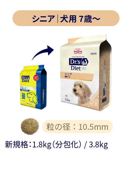 ドクターズダイエット シニア犬用 1.8kg 可愛