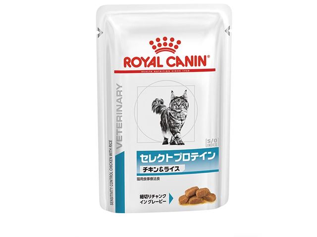 【ロイヤルカナン】〈猫用〉セレクトプロテイン チキン&ライス ウェットパウチ85g×24