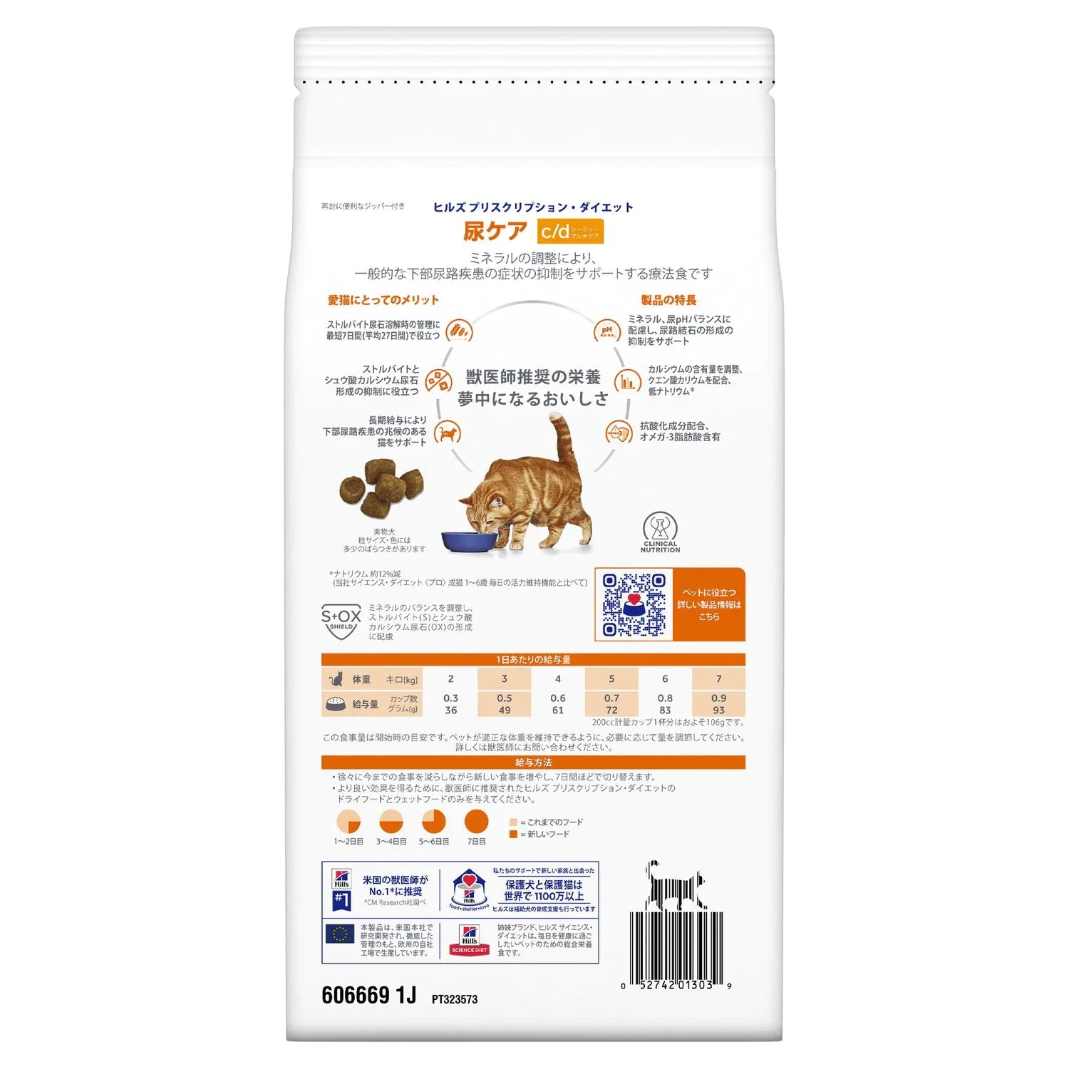 【ヒルズ】〈猫用〉c/d マルチケア フィッシュ入り ドライ