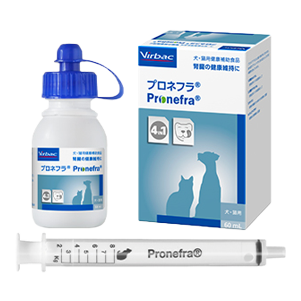 新品未開封 Virbac プロネフラ 60ml 4個セット ビルバック】〈犬猫用〉プロネフラ